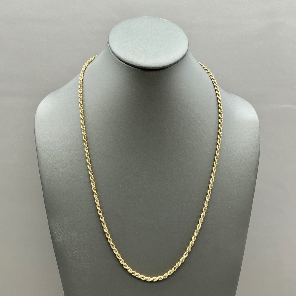 Monet Necklace Women Gold Vintage Rope Chain Link Jewelry Accessory 24 Inch